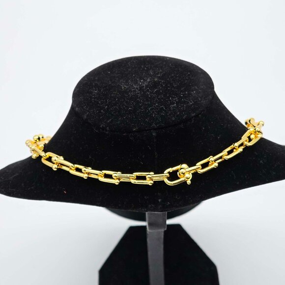 Auth Louis Vuitton Lock & Key w/Unbranded 925 Pure Silver Gold Plated Necklace - Picture 6 of 16